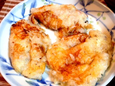 れんこんと長いものチーズお焼き♡